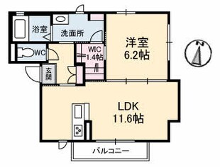 シャーメゾン ディオスエルマーナの物件間取画像